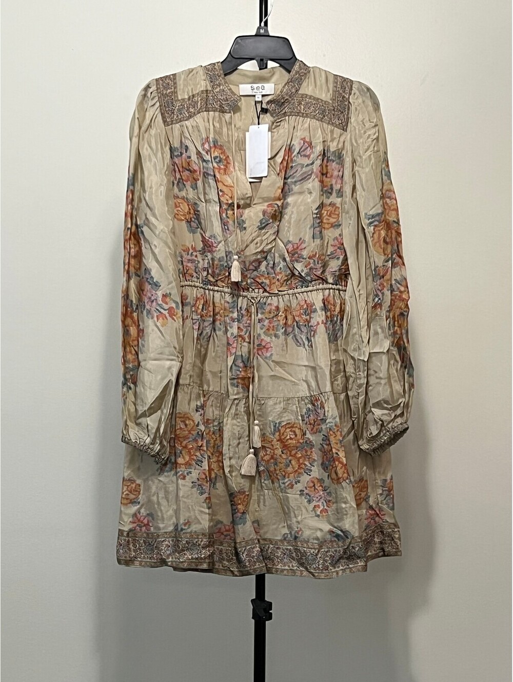 Sea Fiorella Border Print Dress , M